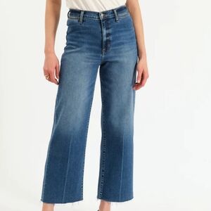 Daze Denim Pleaser High Rise Ankle Wide Leg Jean - 4